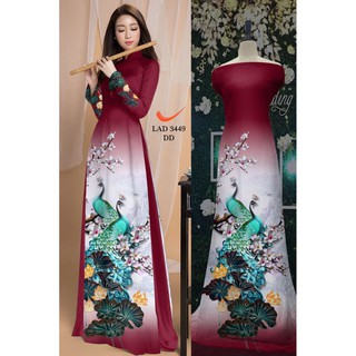 Vải áo dài in 3D đẹp - độc - lạ - hợp xu hướng - đủ màu MS17