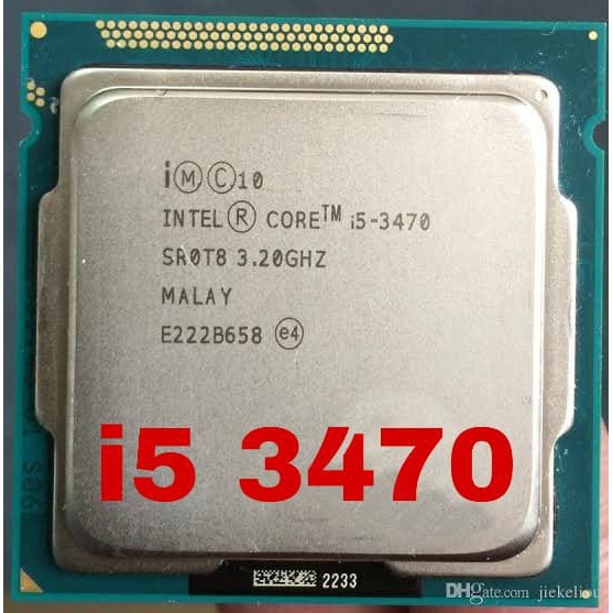 CPU Intel Core i5 3470 (3.60GHz, 6M, 4 Cores 4 Threads) - Cũ