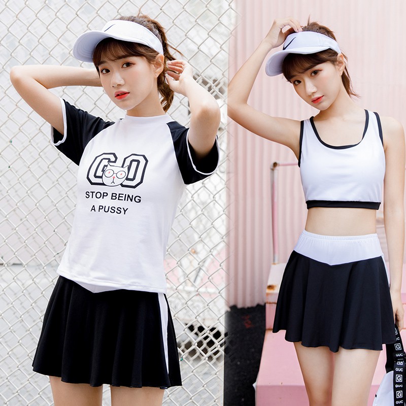 Bikini Đồ Bơi Nữ Ba Mảnh Váy Dáng Thể Thao Năng Động Khỏe Khoắn | BigBuy360 - bigbuy360.vn