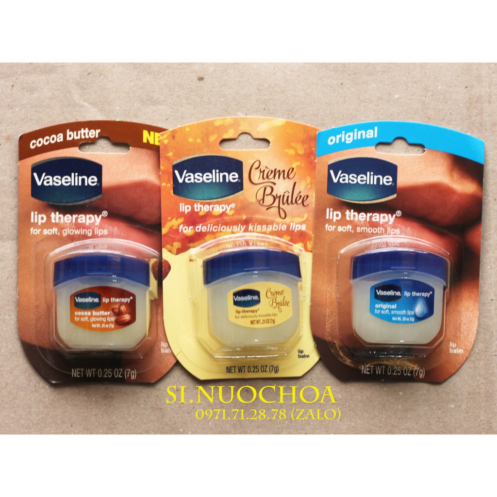 Son Dưỡng Môi Vaseline Lip Therapy 7g Của Mỹ