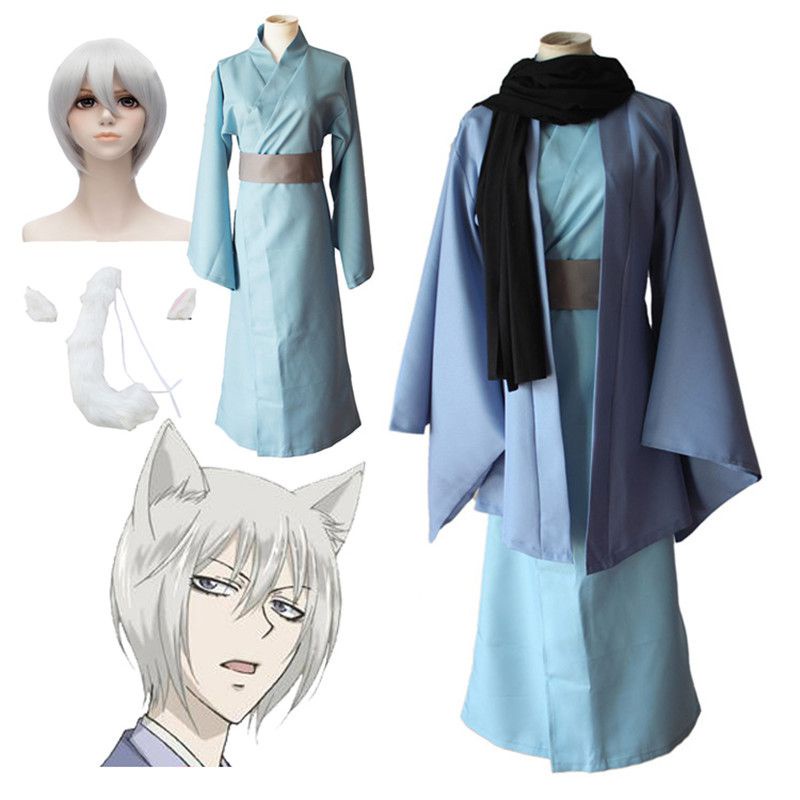 Halloween Kamisama Kiss Kamisama Love Tomoe Cosplay Costume Kimono Yukata Bathrobes Suit