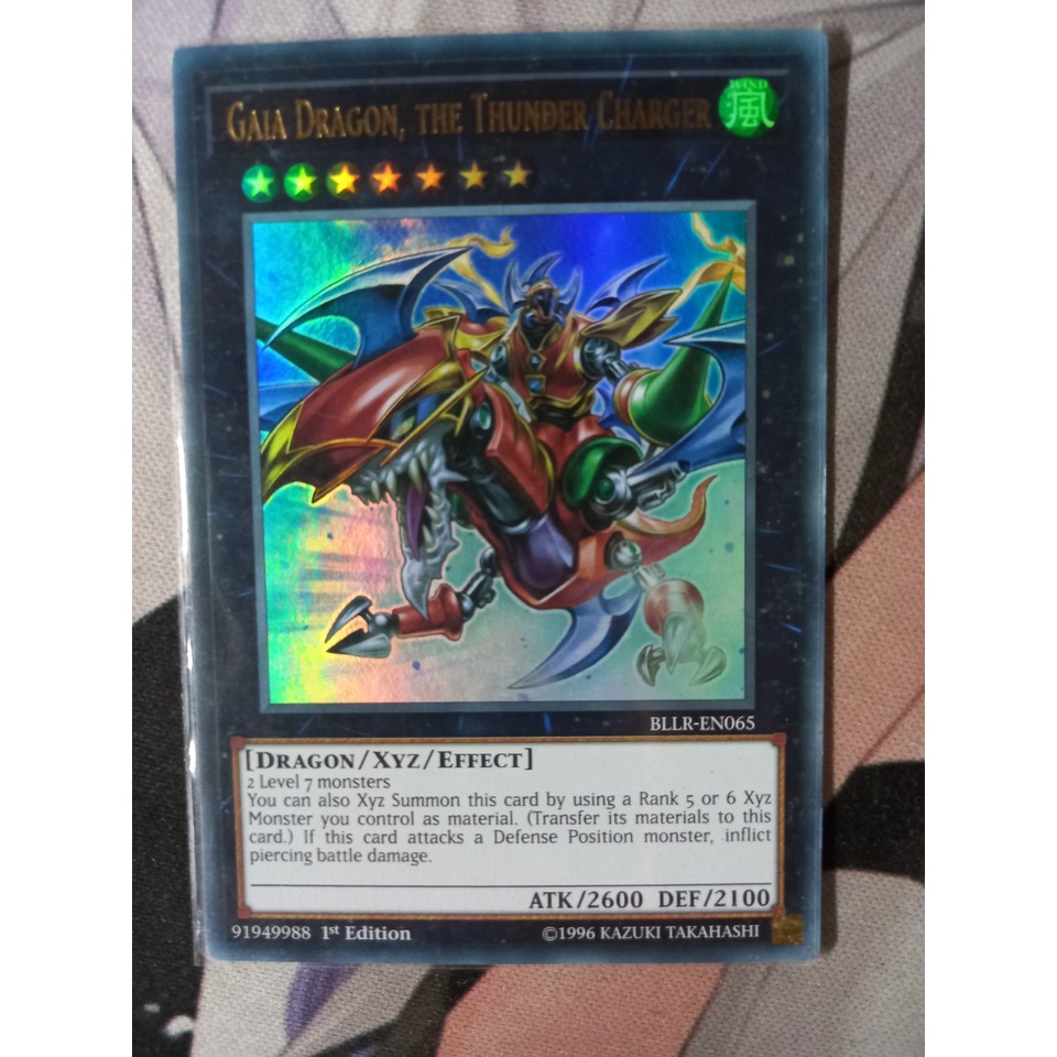 Thẻ Bài Yugioh: Gaia Dragon, the Thunder Charger | BLLR-EN065