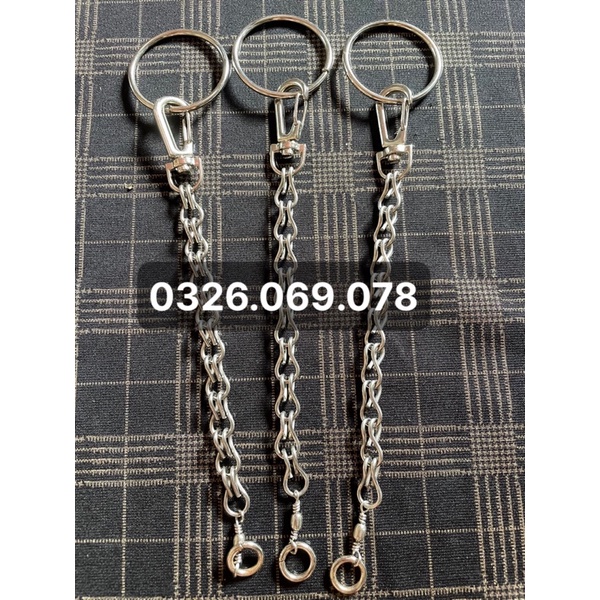 Dây xích chân chim inox bền đẹp tiện lợi dùng cho vẹt chào mào choè mi khướu ...