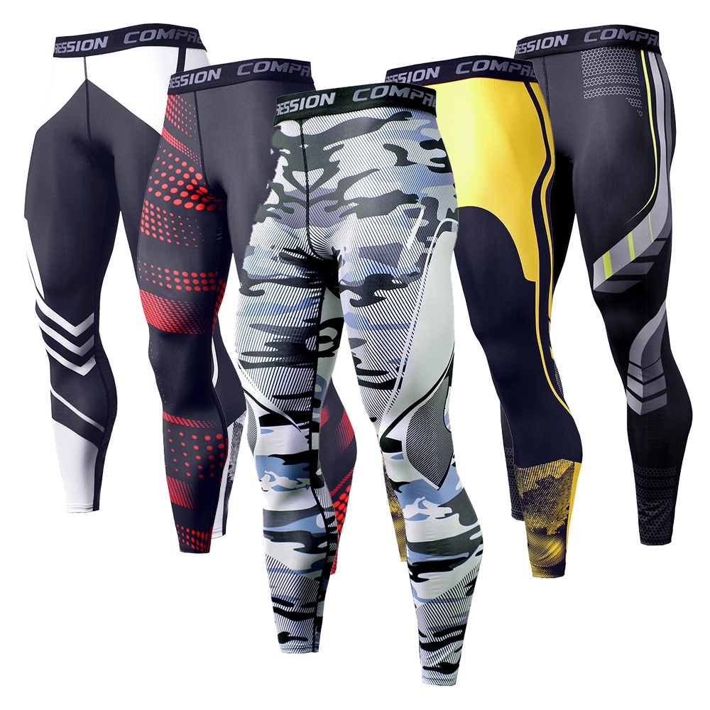 Quần legging thể thao thấm hút mồ hôi nhanh dành cho nam