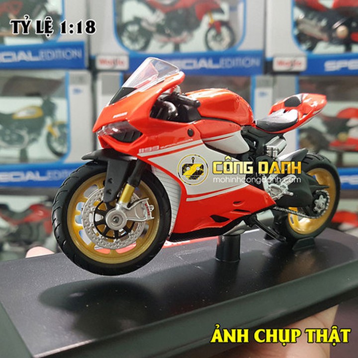 Xe Mô Hình 1:18- Ducati 1199 Superleggera