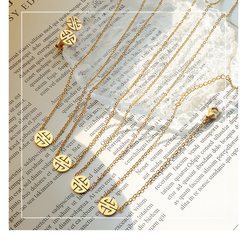 Dây chuyền vòng cổ nữ titan chữ thọ X8-408A - CAM KẾT KHÔNG GỈ, KHÔNG BAY MÀU - BẢO HÀNH 12 THÁNG