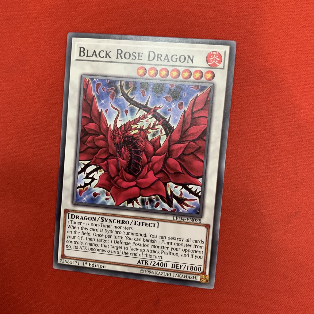 [EN-JP][Thẻ Bài Yugioh Chính Hãng] Black Rose Dragon