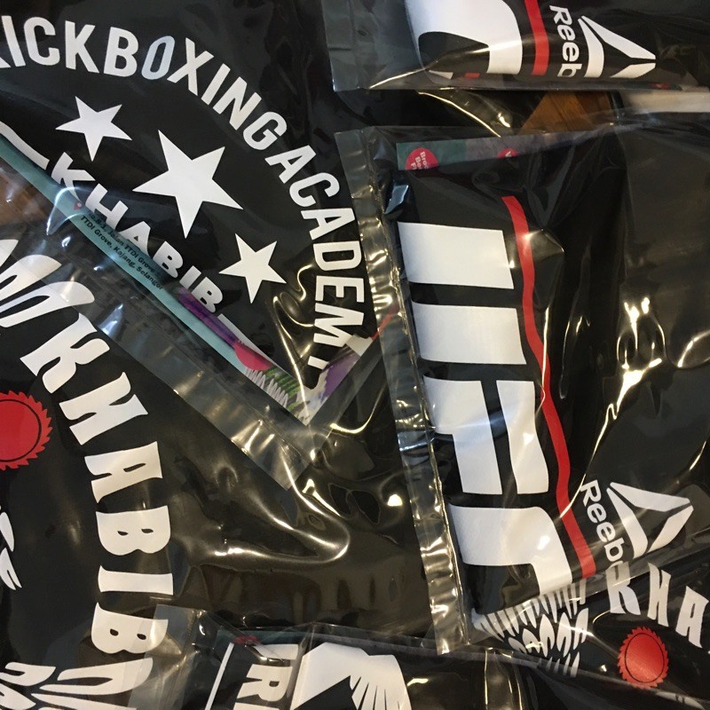 Áo Thun Cotton Ngắn Tay In LOGO Ufc X Reebok Thời Trang Cho Nam