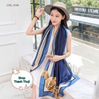 Lụa - khăn choàng lụa mỏng cao cấp