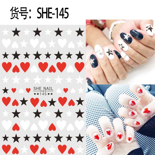 Sticker dán móng tay