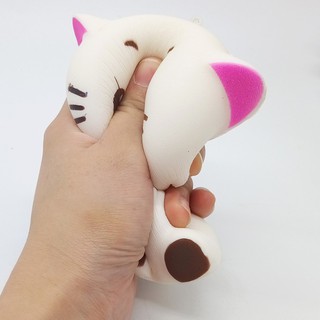 squishy MÈO ĐEO NƠ