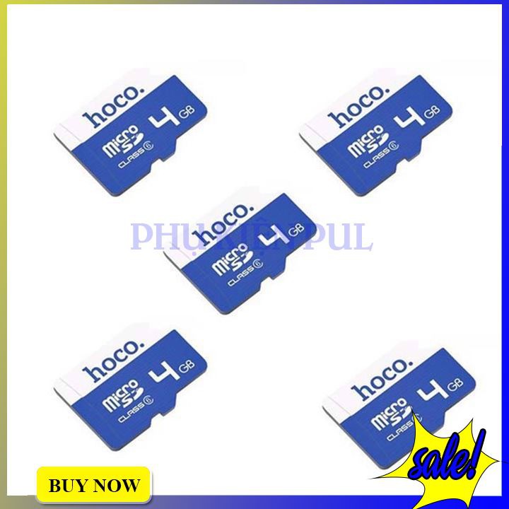 Thẻ nhớ Micro sd class 6 Hoco 4gb - blue