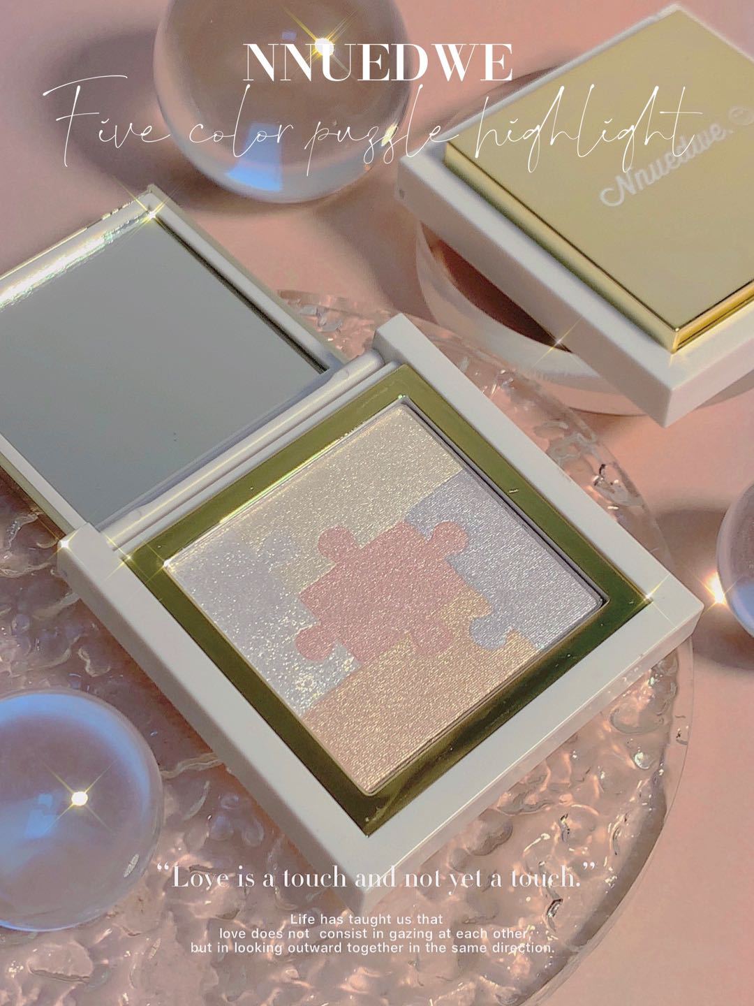 [Hàng mới về] Bảng Phấn Bắt Sáng Nnuedwe Tạo Khối Với 5 Màu Sắc Trang Điểm Tự Nhiên Tiện Dụng | BigBuy360 - bigbuy360.vn