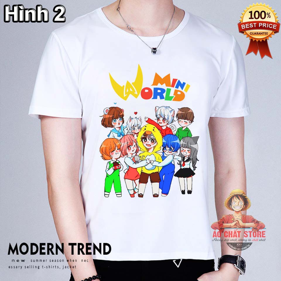 (VIDEO + ẢNH THẬT) BST Áo Hero Team Mini World Đẹp | Áo Thun Mini World Toàn Thành Viên Hero Team Among Us Trẻ Em MC6 | BigBuy360 - bigbuy360.vn