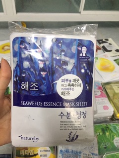 Combo 5 Mặt nạ giấy Natureby Essence Mask Sheet
