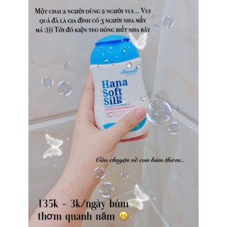 dung dịch vệ sinh phụ nữ hana shoft silk