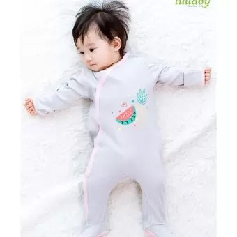 Bộ 2 sleepsuit liền tất Lullaby bé gái NH02-16