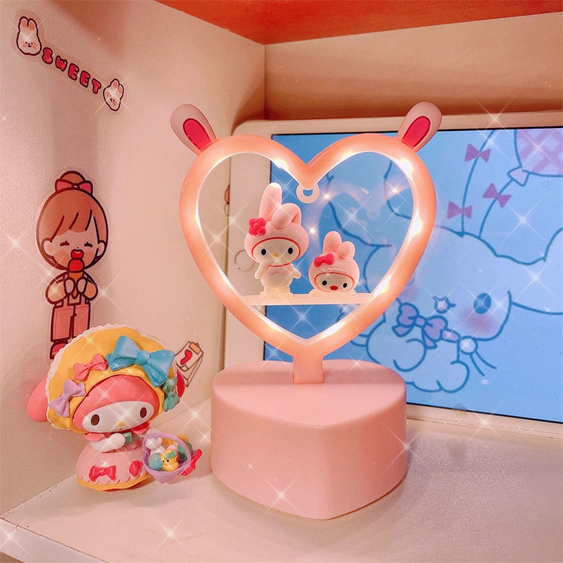 Đèn Ngủ Để Bàn Họa Tiết Hoạt Hình Melody Dễ Thương Xinh Xắn