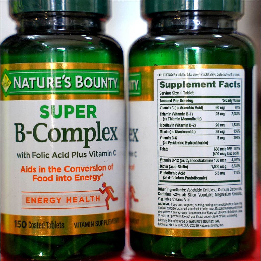 Viên Bổ Sung Vitamin B Tổng Hợp Super BComplex 150 Viên