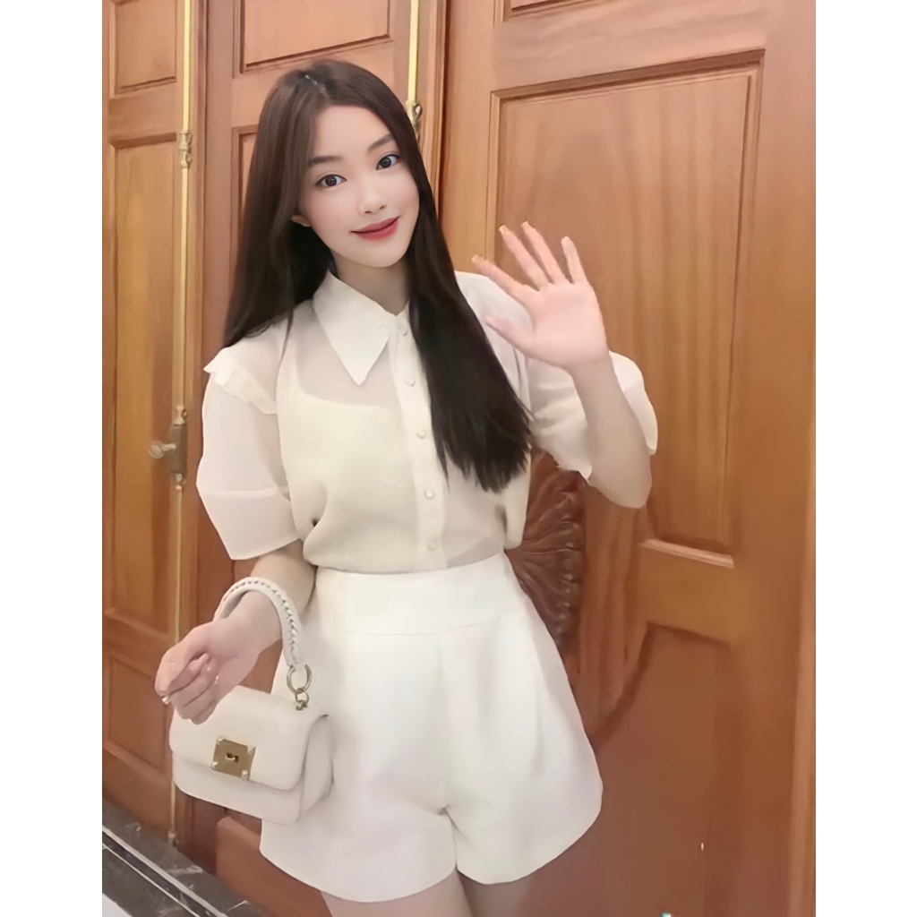 Áo sơ mi tơ mềm Dalia Top by Lure