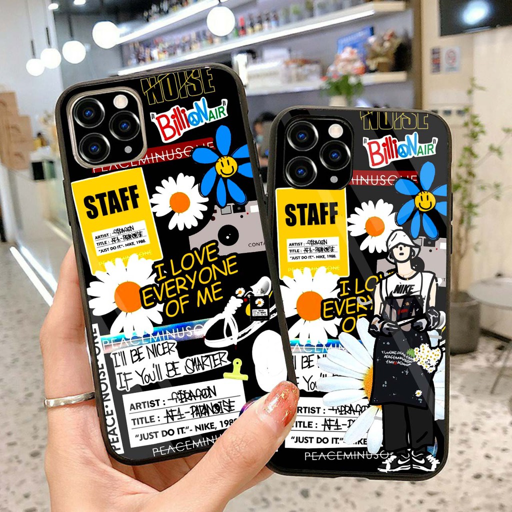 Ốp Lưng Kính Bóng 13ProMax 12ProMax 11ProMax XSMAX X XS 7Plus FUKISHOP