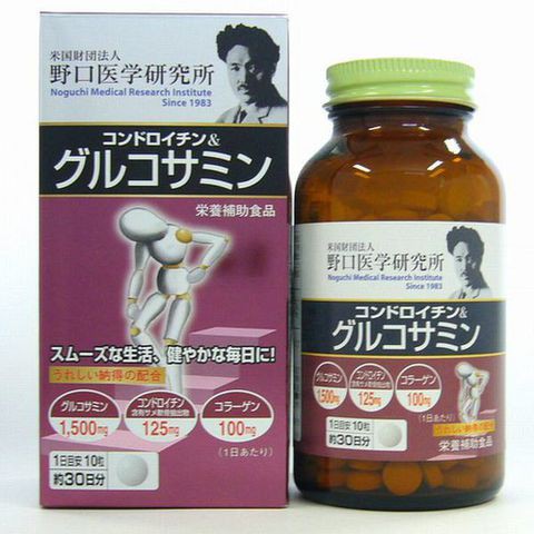 Hộp đựng 300/700 viên bổ xương NOGUCHI GLUCOSAMIN Nhật bản