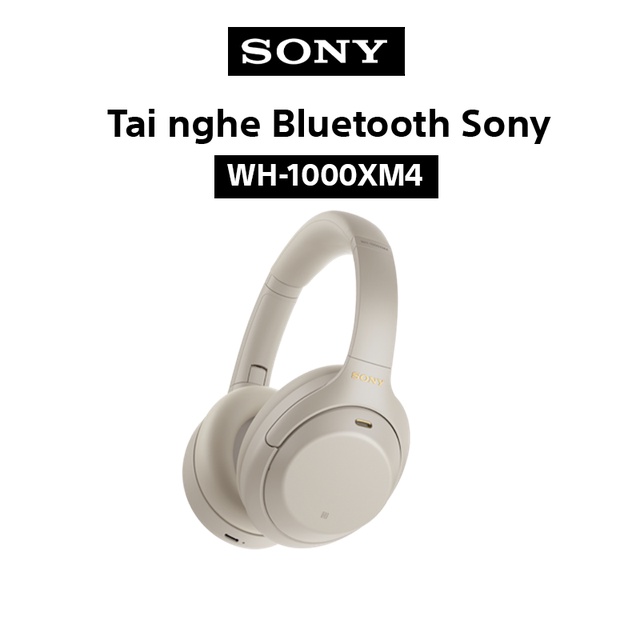 Tai Nghe Không Dây Chụp Tai Chống Ồn Sony WH-1000XM4 - Hàng Chính Hãng