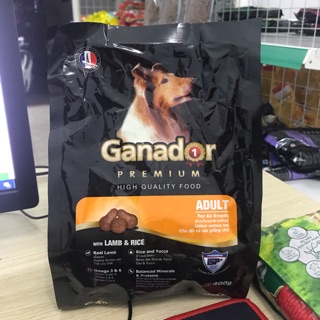 Thức ăn cho chó Ganador Adult 400g vị gà và cừu non