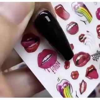[ĐỒ NAILS] Sticker Dán Móng môi sexy