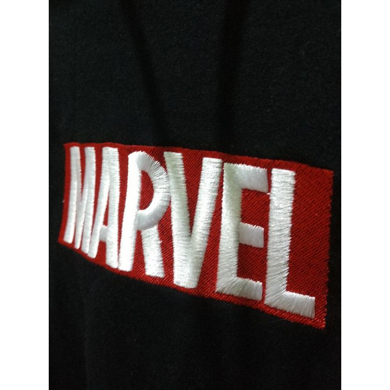 Áo Hoodie Đen Thêu Chữ H & M Marvel Thời Trang Cho Nam Nữ