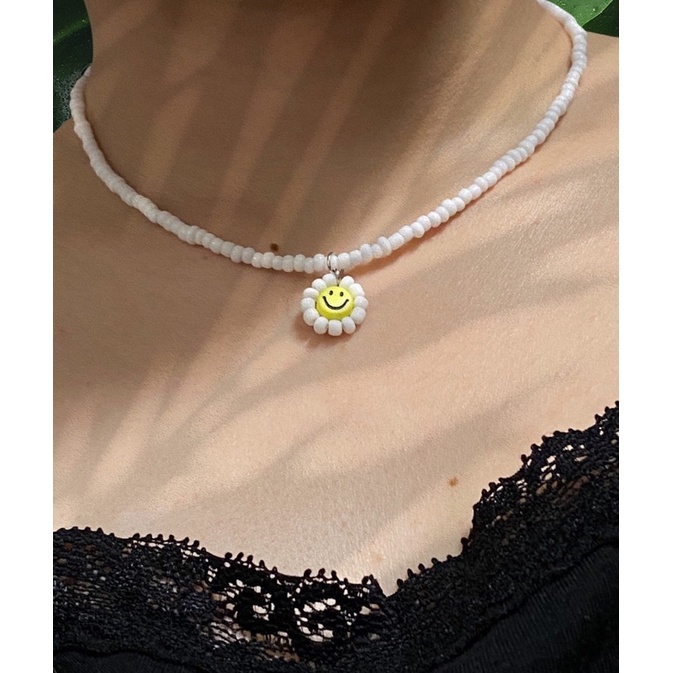 Vòng cổ LILI dây chuyền handmade LILI CUTE SMILE NECKLACE - LILI’S SUMMER BEADS