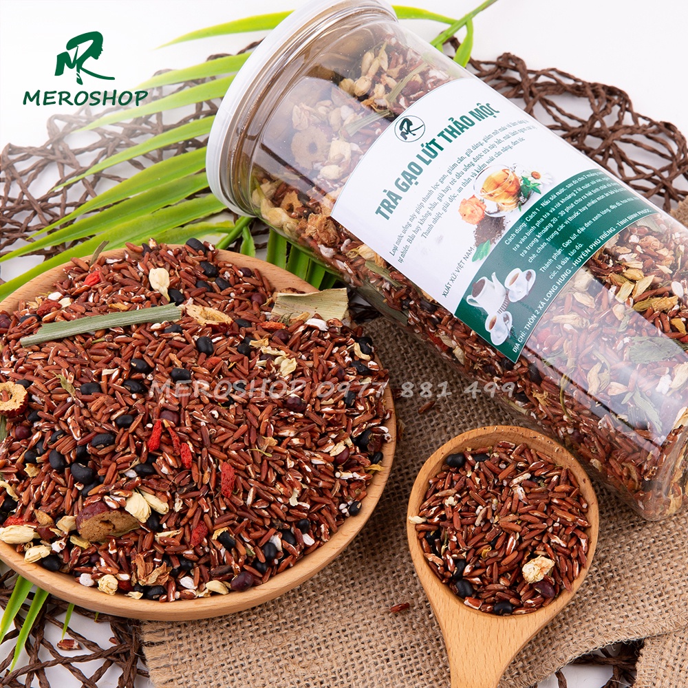 TRÀ GẠO LỨT ĐẬU ĐEN THẢO MỘC GIẢM CÂN THANH NHIỆT CƠ THỂ