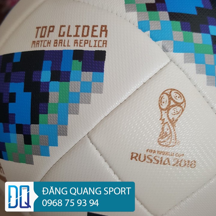 Quả bóng đá World Cup 2018 TELSTAR size 5 ( tặng kèm kim bơm bóng và túi lưới đựng bóng )