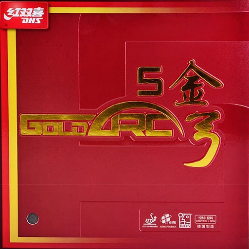 Mặt Vợt Bóng Bàn Lót Bọt Khí DHS Gold Arc 5 - Hàng Chính Hãng - Sự Kết Hợp Giữa Trung Quốc và Đức