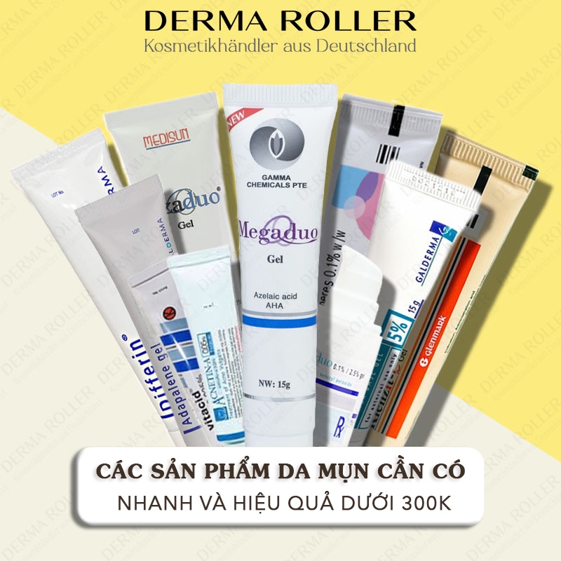 Gel Giảm Mụn Viêm Trứng Cá Thâm Mụn MEGADUO Gel 15g - Bản Plus Retinal 1.0 - ENPIDUO PLUS - ADAPALENE - ENPI DUO