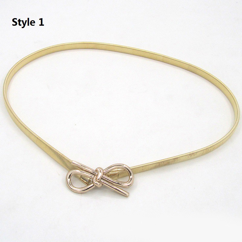 Thắt lưng kim loại đàn hồi thời trang dành cho bạn nữ