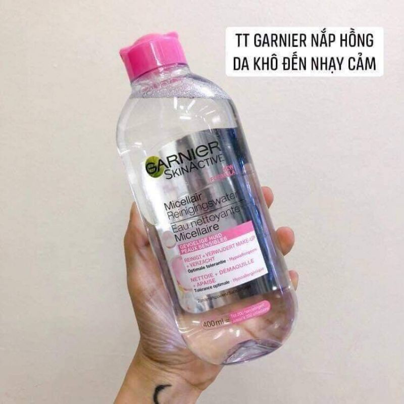 Nước Tẩy Trang GARNIER Hồng (BẢN NGA)