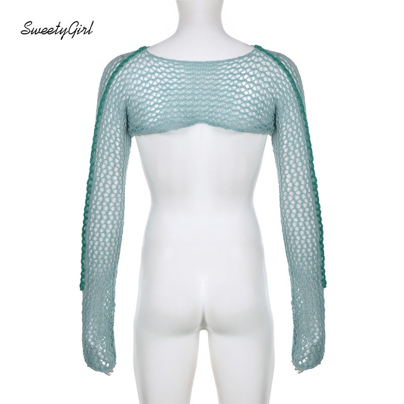 MsMona Áo Sweater Cổ Tròn Tay Dài Dáng Ôm Phối Màu Tương Phản Thời Trang 2022 Cho Nữ