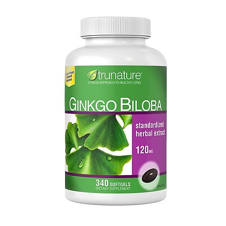 Viên Uống Bổ Não Trunature Ginkgo Biloba 340 Viên Mỹ