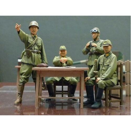 MÔ HÌNH LÍNH Nhật Bản 1/35 SCALE JAPANESE ARMY OFFICER SET 35341 TAMIYA - mô hình sa bàn