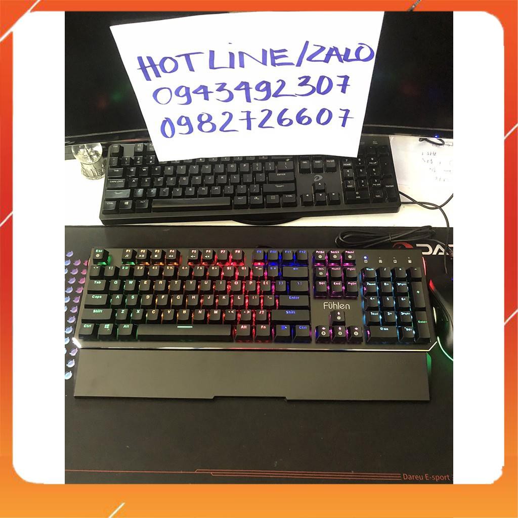 [ HÀNG SIÊU CẤP ] Bàn phím cơ Gaming Fuhlen Destroyer - Vỏ kim loại - Đèn led 7 màu - BH 24 tháng [ CHÍNH HÃNG ] | BigBuy360 - bigbuy360.vn
