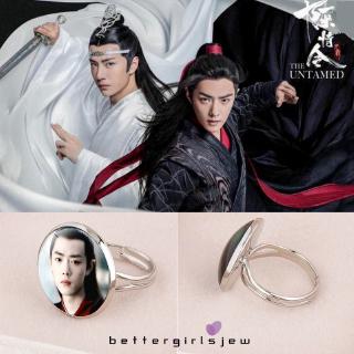 Nhẫn thời trang hình nhân vật Xiao Zhan Wang Yibo