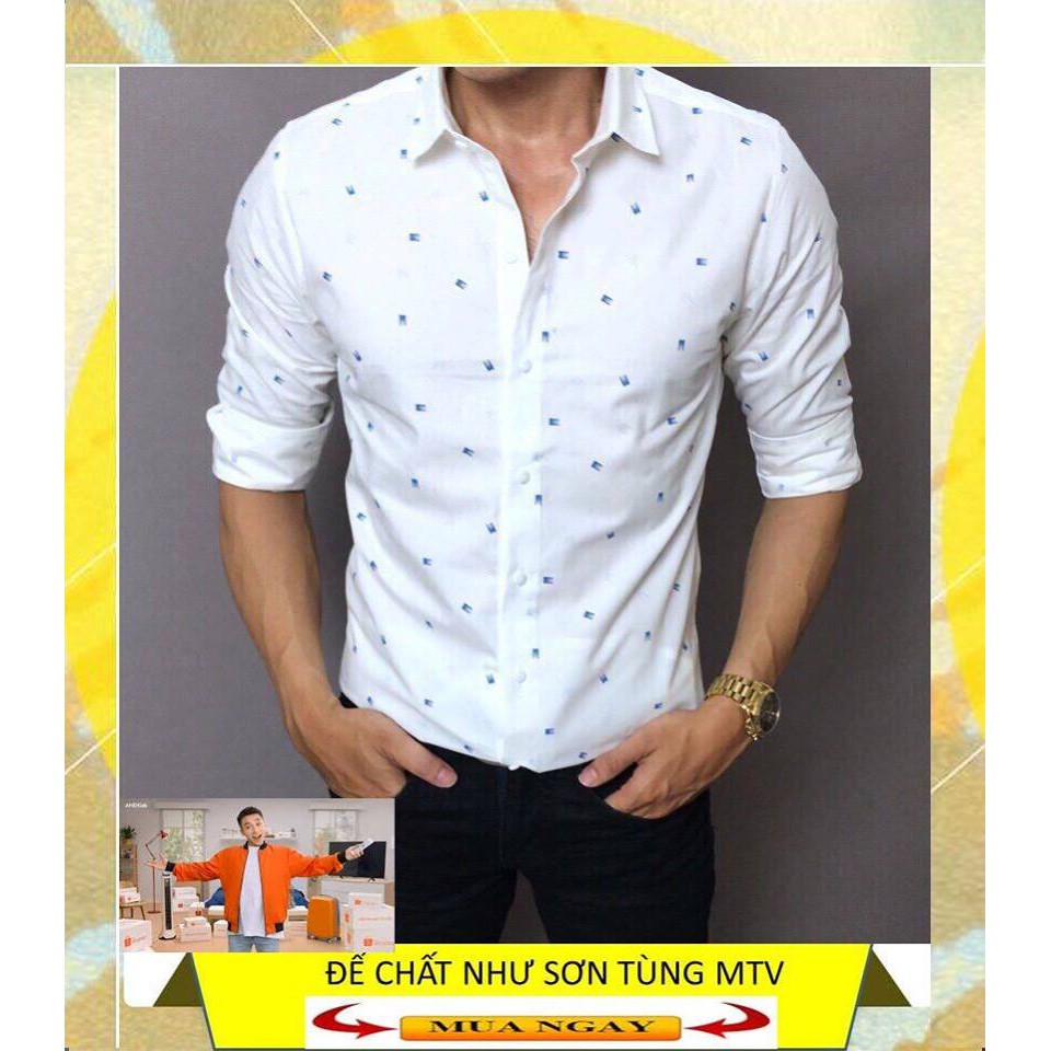 Áo Sơmi Body Đẹp Chuẩn Soái Ca,áo sơ mi nam phong cách chất