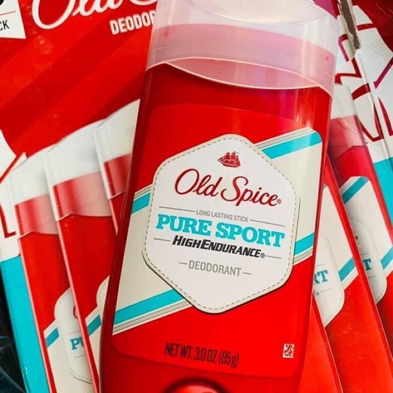 Lăn Khử Mùi Old Spice Pure Sport 68g, Lăn Cánh Buồm Đỏ