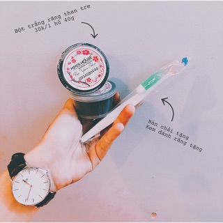 Bột trắng răng than tre