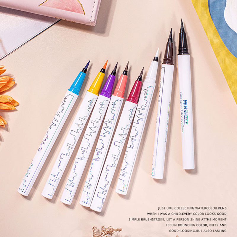 (Hàng Mới Về) Bút Kẻ Mắt Dạng Lỏng 6 Màu Sắc Tùy Chọn Chống Thấm Nước Lâu Trôi | BigBuy360 - bigbuy360.vn