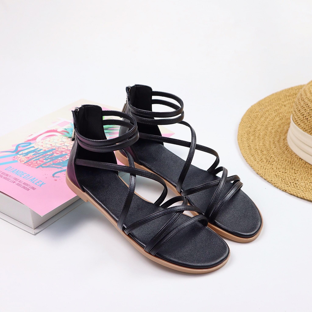 Sandal Nữ Kéo Khóa Sau - 1027