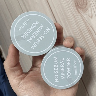 Phấn phủ kiềm dầu Innisfree No-sebum Mineral Pơder, Phấn phủ dạng bột kiềm dầu Innisfree (5g)