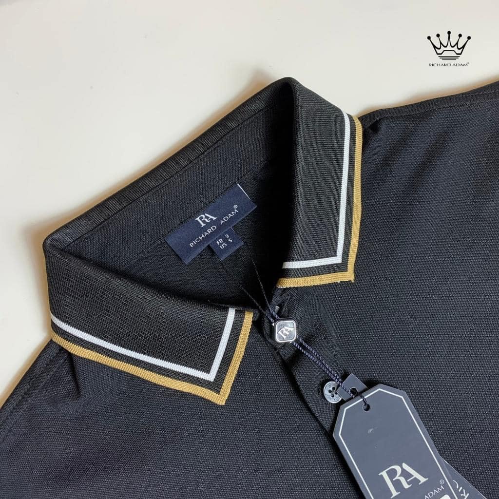 Áo Polo Nam vải Cá sấu CVC Cao Cấp RICHARD ADAM thêu ngực phong cách sang trọng