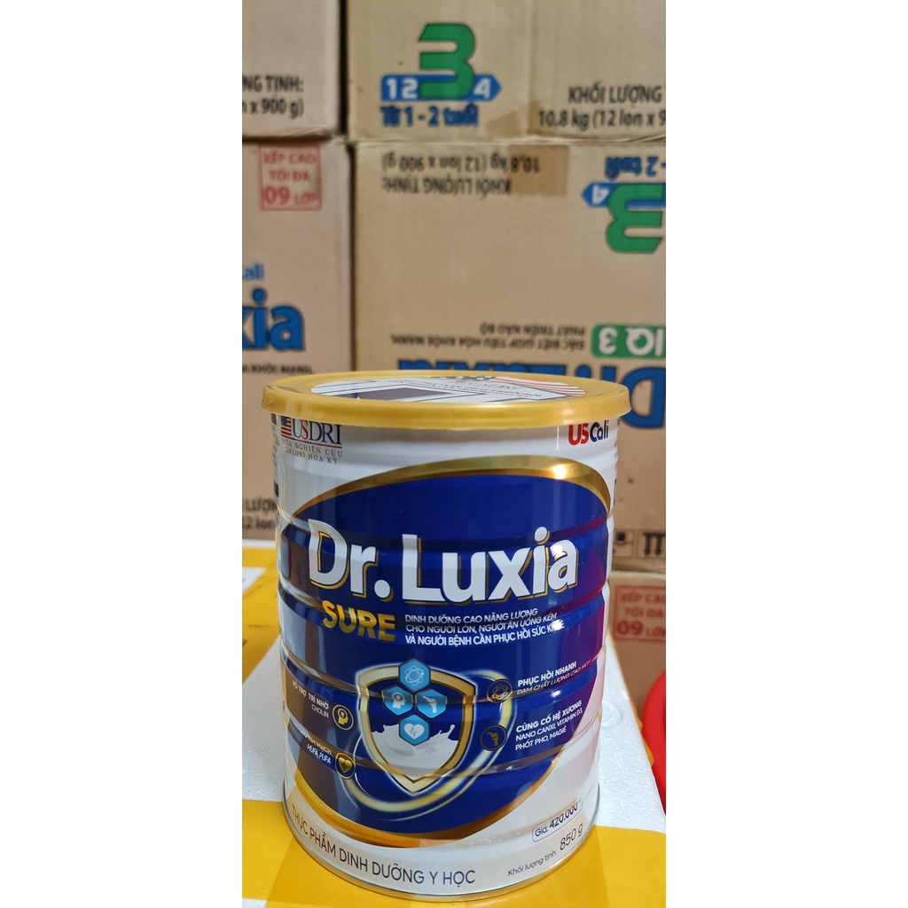 Sữa DR.LUXIA SURE 850g (Người cao tuổi cần phục hồi sức khỏe)
